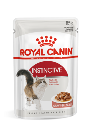 INSTINCTIVE ADULT CATS GRAVY (WET FOOD - POUCHES) Box of 12x85g - Royal Canin Cat Wet Food in Qatar