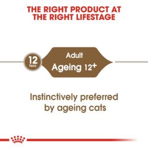 AGEING +12 GRAVY (WET FOOD - POUCHES) Box of 12x85g - Royal Canin Cat Wet Food in Qatar