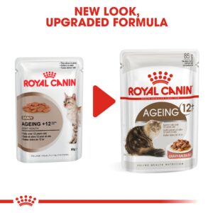AGEING +12 GRAVY (WET FOOD - POUCHES) Box of 12x85g - Royal Canin Cat Wet Food in Qatar