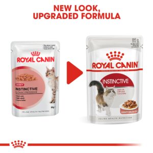 INSTINCTIVE ADULT CATS GRAVY (WET FOOD - POUCHES) Box of 12x85g - Royal Canin Cat Wet Food in Qatar