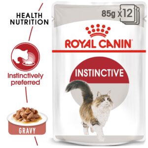 INSTINCTIVE ADULT CATS GRAVY (WET FOOD - POUCHES) Box of 12x85g - Royal Canin Cat Wet Food in Qatar