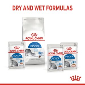 INDOOR STERILISED JELLY (WET FOOD - POUCHES) Box of 12x85g - Royal Canin Cat Wet Food in Qatar