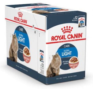 LIGHT WEIGHT CARE (WET FOOD - POUCHES) Box of 12x85g - Royal Canin Cat Wet Food in Qatar