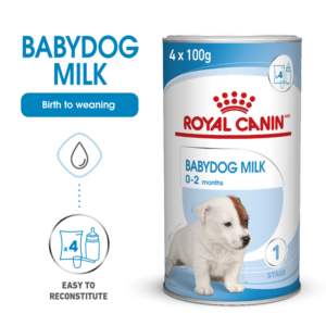 SIZE HEALTH NUTRITION BABYDOG MILK 400 G - Royal Canin Wet Dog Food in Qatar