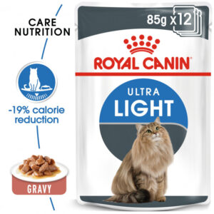LIGHT WEIGHT CARE (WET FOOD - POUCHES) Box of 12x85g - Royal Canin Cat Wet Food in Qatar