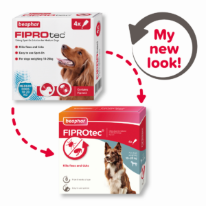 FLEA & TICK TREATMENT- FIPROTEC FOR MEDIUM DOG - 4 PIPETTES - Dog Care in Qatar