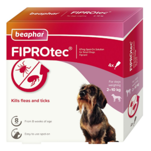 FLEA & TICK TREATMENTS - FIPROTEC FOR SMALL DOG - 4 PIPETTES - Dog Care in Qatar