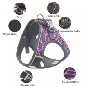 Dog Harness with reflective edges - XSmall - for Dogs in Qatar