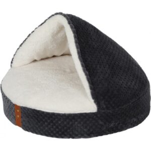 PALOMA CUSHION BED WITH REMOVABLE COVER 45CM - GREY - For Cats in Qatar