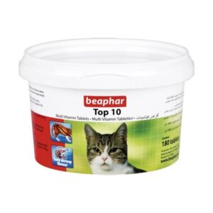 TOP 10 CAT MULTI-VITAMINS 180 TAB - Cat Supplements in Qatar