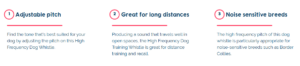 COA HIGH FREQUENCY WHISTLE - for Dogs in Qatar