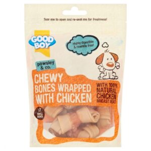CHICKEN WRAP BONE MINI 7 PC - Dog Treats in Qatar