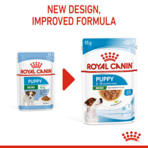 MINI PUPPY (WET FOOD - POUCHES) Box of 12x85g - Royal Canin Wet Dog Food in Qatar