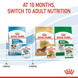 MINI PUPPY (WET FOOD - POUCHES) Box of 12x85g - Royal Canin Wet Dog Food in Qatar
