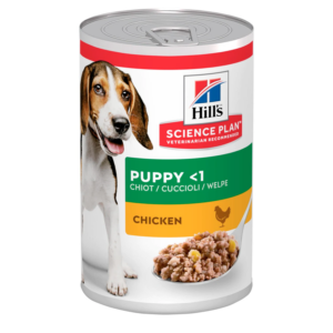 HILL'S SCIENCE PLAN PUPPY WET FOOD WITH CHICKEN 12x370g - Hill's Wet Dog Food in Qatar