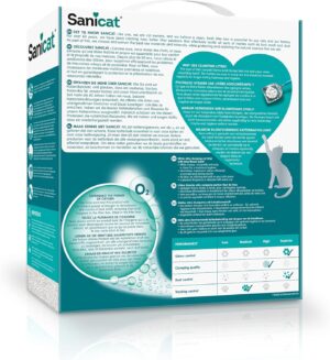 SANICAT ACTIVE WHITE LOTUS FLOWER 6 L (CAT LITTER) - Cat Care in Qatar