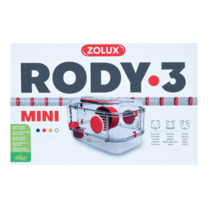 Rody 3 Mini Rodent Cage - Grenadine Red - for Rodents in Qatar