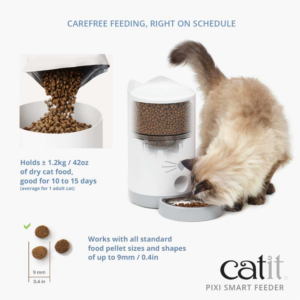 CATIT PIXI SMART DRY FOOD FEEDER - For Cats in Qatar