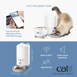 CATIT PIXI SMART DRY FOOD FEEDER - For Cats in Qatar