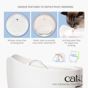 CATIT PIXI FOUNTAIN 2.5L, MINT GREEN - For Cats in Qatar