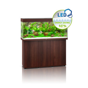 RIO 240 LED - BLACK/GREY/DARK WOOD - Aquariums in Qatar