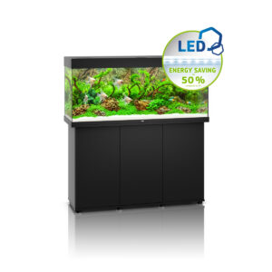 RIO 240 LED - BLACK/GREY/DARK WOOD - Aquariums in Qatar