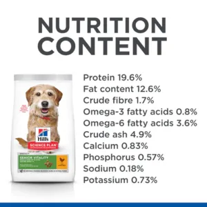 HILL'S SCIENCE PLAN SENIOR VITALITY SMALL & MINI MATURE ADULT 7+ DOG FOOD WITH CHICKEN & RICE - 1.5KG - Hill's Dry Dog Food in Qatar