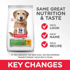 HILL'S SCIENCE PLAN SENIOR VITALITY SMALL & MINI MATURE ADULT 7+ DOG FOOD WITH CHICKEN & RICE - 1.5KG - Hill's Dry Dog Food in Qatar