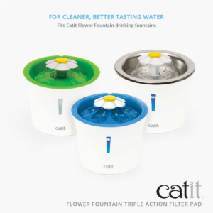 CATIT FLOWER FOUNTAIN TRIPLE ACTION FILTER PAD - 2PCS - Pet Accessories in Qatar