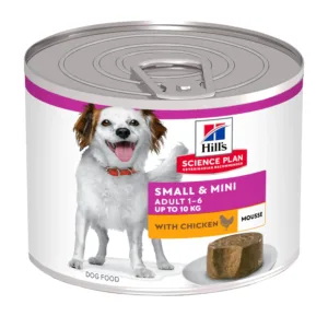 HILL’S SCIENCE PLAN SMALL & MINI ADULT DOG WET FOOD MOUSSE CANS (12x200G) - Dog Food in Qatar