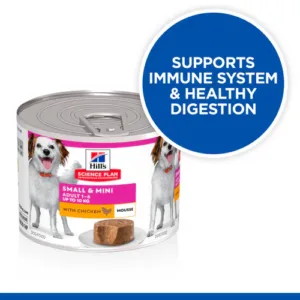 HILL’S SCIENCE PLAN SMALL & MINI ADULT DOG WET FOOD MOUSSE CANS (12x200G) - Dog Food in Qatar