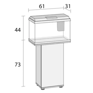 JUWEL PRIMO 70 STAND SB - WHITE 60/50 - Aquariums in Qatar
