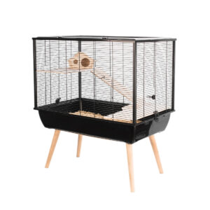 NEO SILTA SMALL RODENT CAGE - BLACK - for Rodents in Qatar