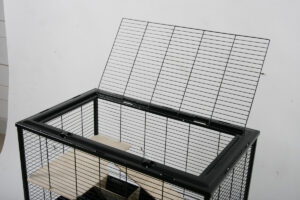 NEO SILTA SMALL RODENT CAGE - BLACK - for Rodents in Qatar