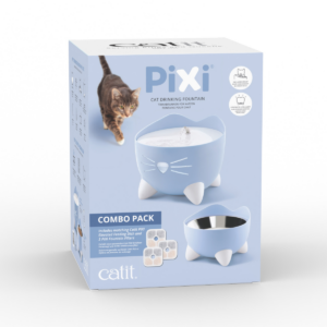 CATIT PIXI DRINKING FOUNTAIN - COMBO PACK (VARIOUS COLORS) - For Cats in Qatar