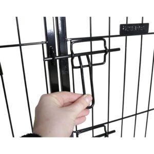 Kerbl Outdoor Pet Enclosure with Door Black - Pet Accessories in Qatar