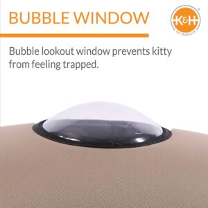 K&H BEDS - EZ WINDOW BUBBLE POD TAN - For Cats in Qatar