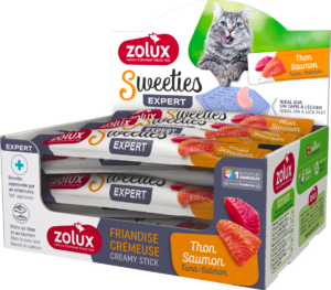 Sweeties Creamy Stick For Cat - Salmon, 48pcs/Box - Pet Treats in Qatar