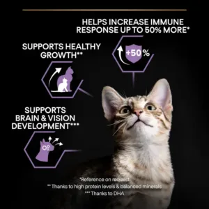 Purina Pro Plan Kitten Healthy Start Dry Cat Food with Chicken - 1.5kg - Purina Dry Cat Food in Qatar