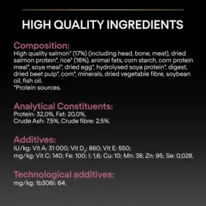 Purina Pro Plan Sensitive Skin Small and Mini Adult, Dry Dog food with Salmon - 3kg - Purina Dry Dog Food in Qatar
