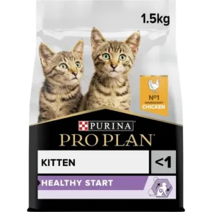 Purina Pro Plan Kitten Healthy Start Dry Cat Food with Chicken - 1.5kg - Purina Dry Cat Food in Qatar