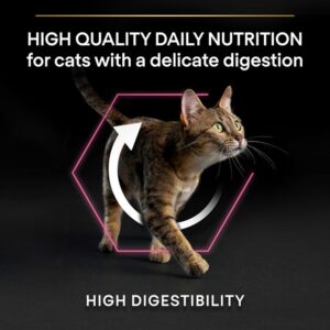 Purina Pro Plan Adult Delicate Digestion, Dry Cat Food with Turkey - 10kg - Purina Dry Cat Food in Qatar