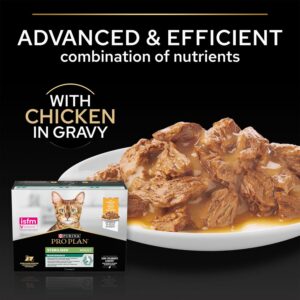 Pro Plan Sterilised Adult Wet Cat Food, Chicken in Gravy, (26x85g) - Purina Wet Cat Food in Qatar