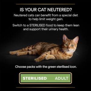 Pro Plan Sterilised Adult Wet Cat Food, Chicken in Gravy, (26x85g) - Purina Wet Cat Food in Qatar