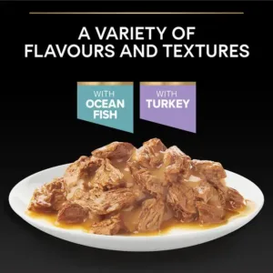 Pro Plan Delicate Digestion Adult Wet Cat Food, Ocean Fish in Gravy (26x85g) - Purina Wet Cat Food in Qatar