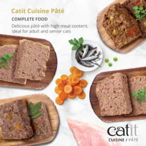 Catit Cuisine Beef Pate with Carrots, 95g Tetra, 12pcs/box - Cat Food in Qatar
