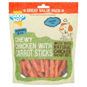 Chicken Carrot Stick 320G - Pet Treats in Qatar
