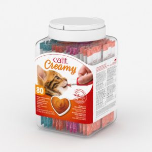 Catit Creamy Lickable Treats Gift Jar 80 x 10g - Pet Treats in Qatar