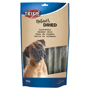Trixie Salmon Skin, Dried, 150G - Pet Treats in Qatar