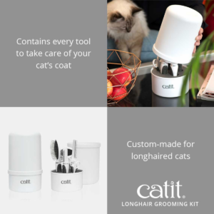 Catit Grooming Kit for Longhair - Pet Care in Qatar